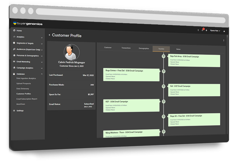 Customer Data Platform | BuyerGenomics